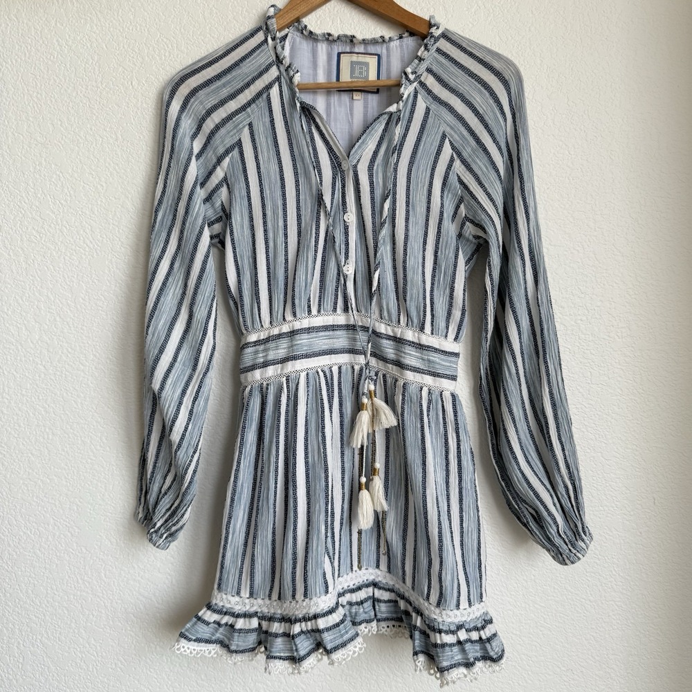 Bell by Alicia Bell Tuckernuck blue and white Striped dress Size XS
